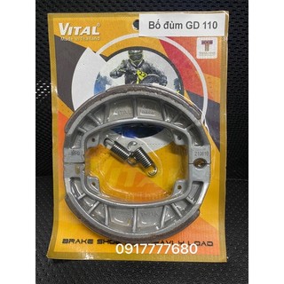 Bố thắng trước, bố thắng sau, má phanh trước, má phanh sau gd110 - vital made in thailand