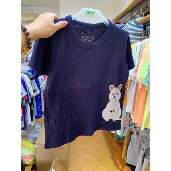 Áo phông cotton xuất Nhật bé trai, bé gái size 80-150cm