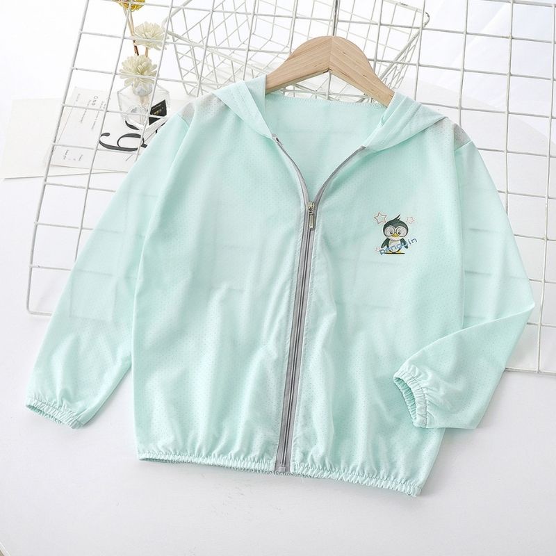 Áo khoác chống nắng cho bé Bosskids vải thun kim cương chống tia UV thông hơi tốt - AKCN10323