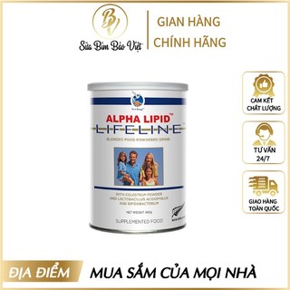Lon Sữa Non Alpha Lipid Lifeline Chính Hãng Từ New Zealand 450g