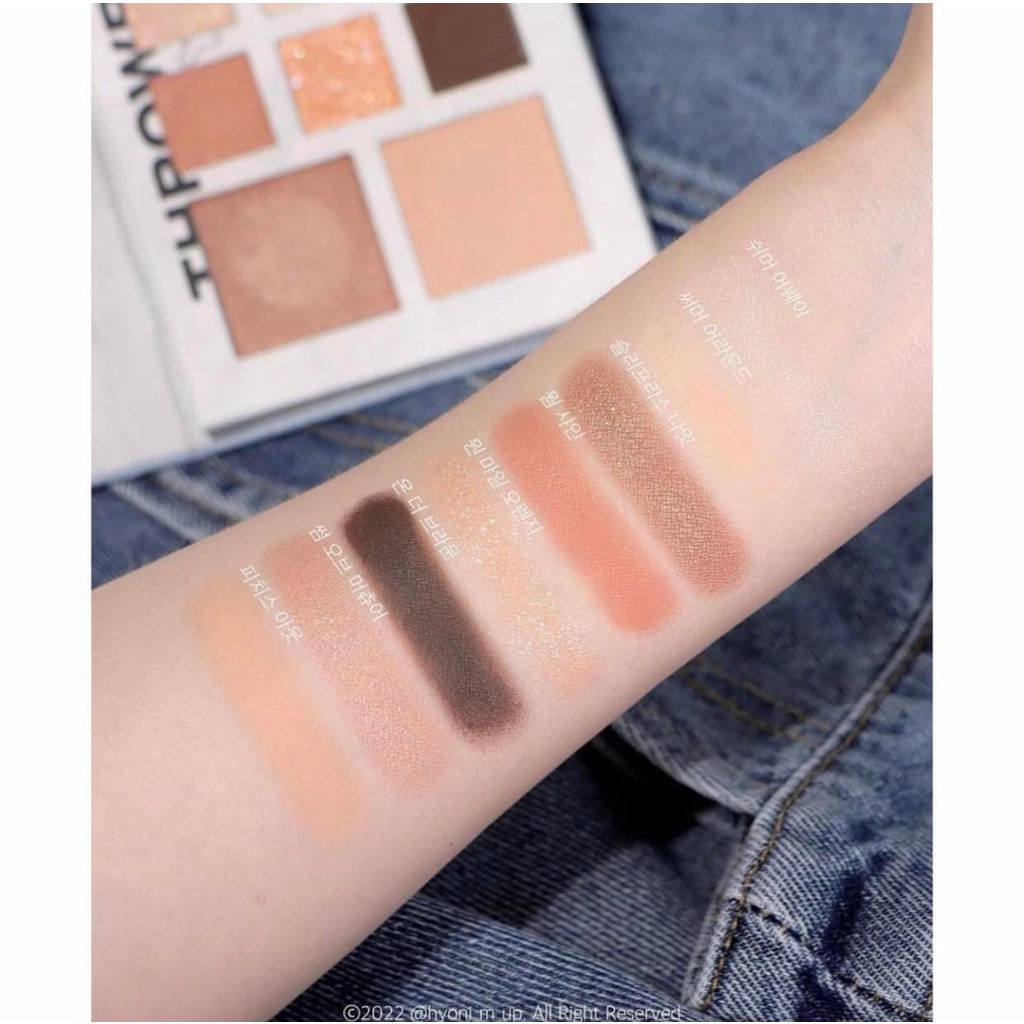 Bảng phấn mắt + má Clio Pro Mood Palette - màu Throwback Young