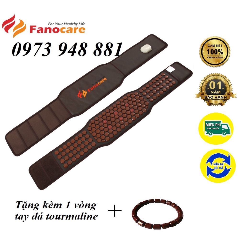 Đai đá nhiệt nóng tourmaline và laze giảm mỡ bụng, giảm đau lưng, thoát vị đĩa đệm