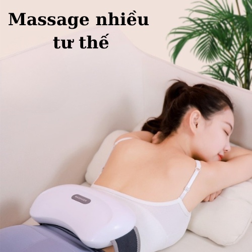 Máy massage xoa bụng Juti Home rung giảm mỡ bụng, máy tan mỡ bụng thúc đẩy nhu động ruột đường tiêu hóa