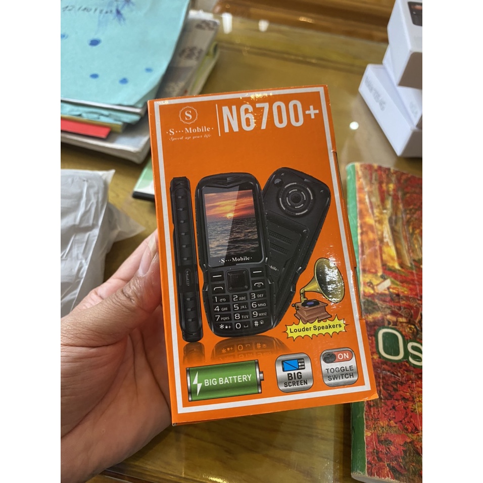 Điện thoại N6700+ dành cho người già pin trâu sóng khỏe loa cực to -mới full box