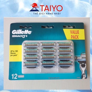 Hộp 08 lưỡi dao cạo râu Gillette Mach 3 taiyo_vn