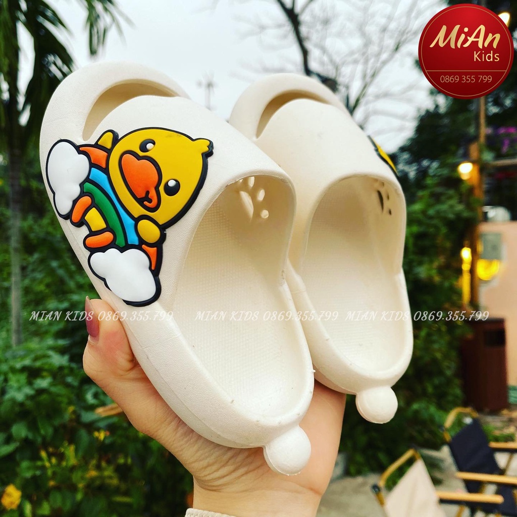Dép vịt mây 2023 dép bé trai dép bé gái dép chống trơn trượt dép lê