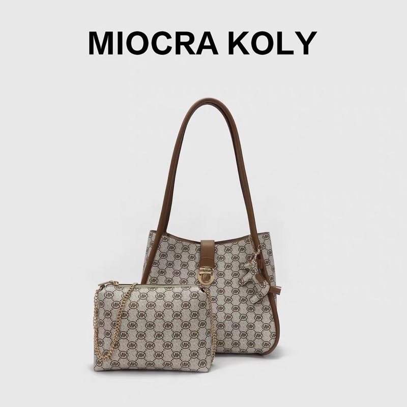 (Sẵn) Set túi tote Miocra Koly MK30214