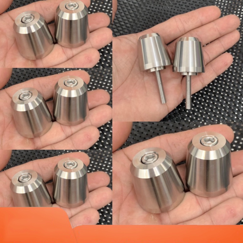 Gù inox chống rung tay lái, nặng 400g 1 cặp kèm ốc, SIÊU RẺ