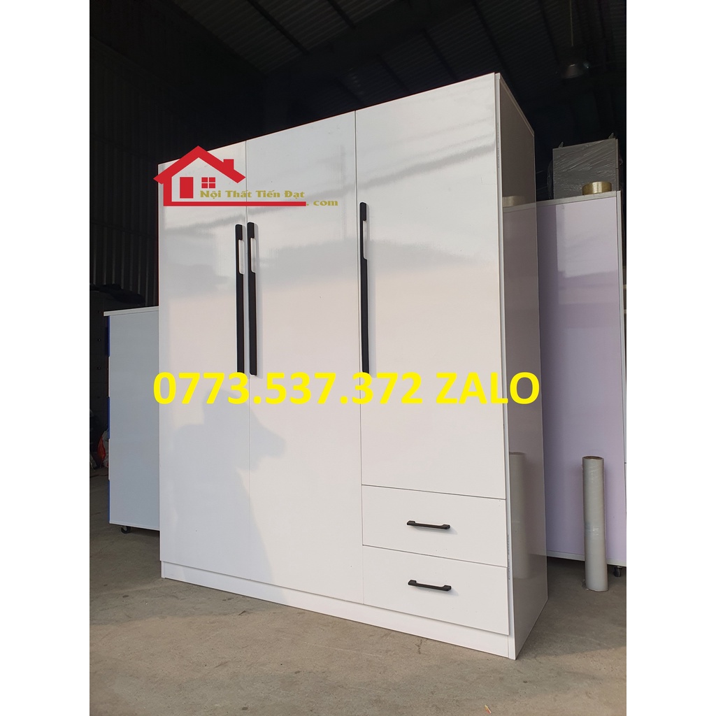 Tủ quần áo 3 cánh cao cấp 1m8x1m5x47 nhựa cứng ecoplast, rộng rãi cứng cáp giá xưởng sx, bao lắp ráp hcm new