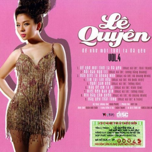 ĐĨA CD 155.ĐỂ NHỚ MỘT THỜI TA ĐÃ YÊU - LỆ QUYÊN chất lượng cao