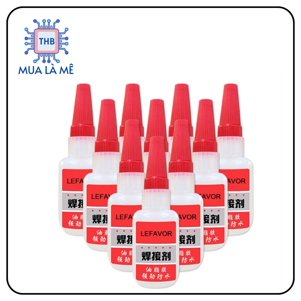 Keo hàn mỡ dính cực mạnh 20ml 50ml (nhựa, giày, gốm, kim loại, gỗ, đá,..)