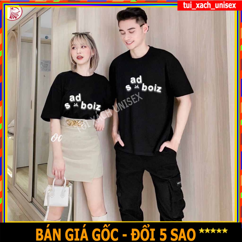 ❤️ FREESHIP ❤️  Áo thun nam nữ tay lỡ cổ tròn ép hình phản quang dễ thương áo phông vải Cotton co giãn, dày dặn