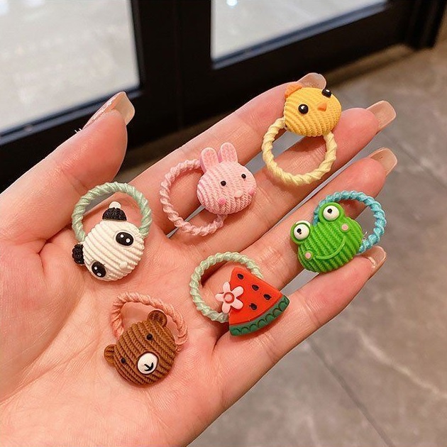 Túi 50 Dây Buộc Tóc Cho Bé Siêu Xinh Túi Zíp