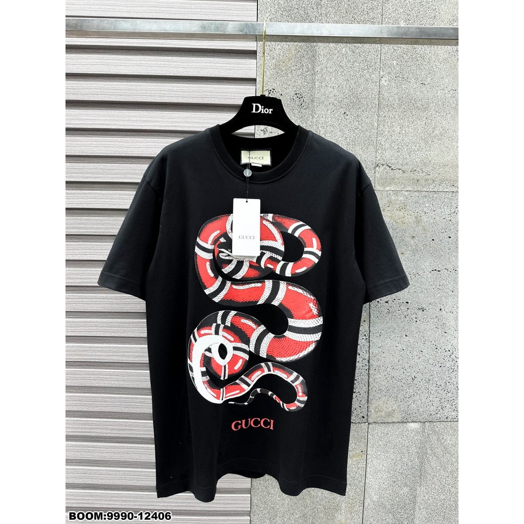 Áo Gucci In Rắn Hot Hit Cao Cấp - Full Size Nam,Nữ