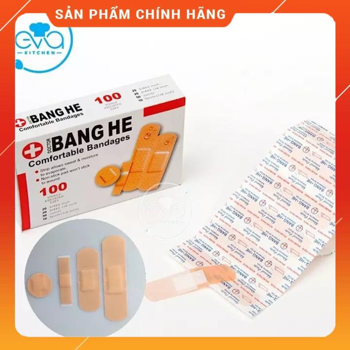 100 Miếng Dán Vết Thương Chữ Thập