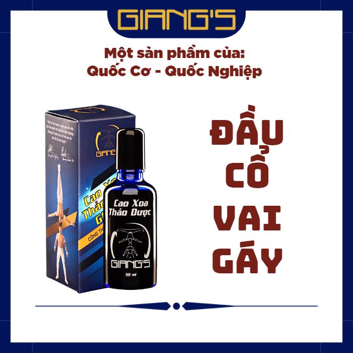 Cao Xoa Bóp Thảo Dược Giangs Giảm Đau Vai Gáy