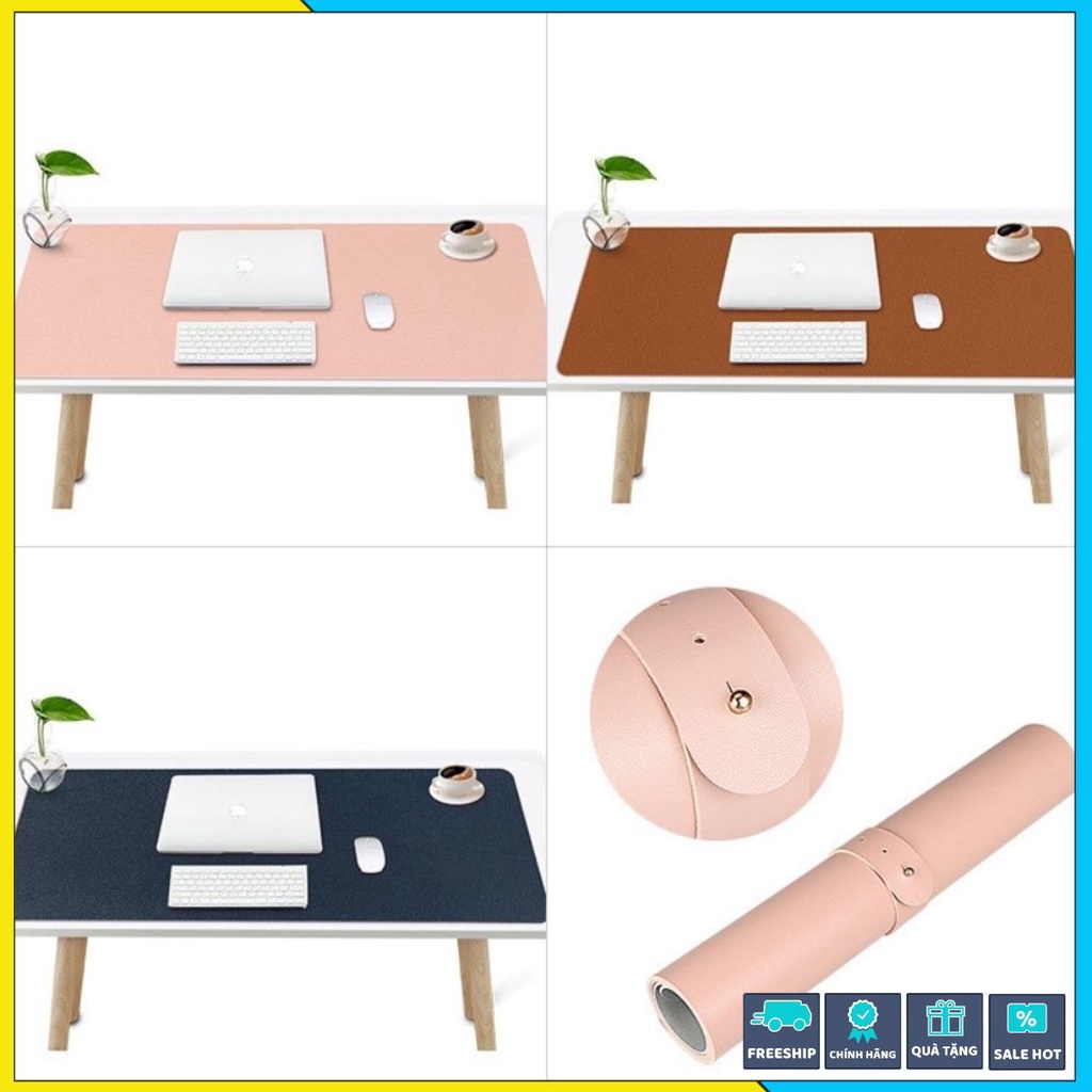 Thảm Da Trải Bàn Làm Việc Desk Pad Chất Lượng Cao, Chống Nước ( 60x40, 80x40, 100x50, 120x50)