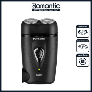 Máy cạo râu mini poree ps187 tự động sạc điện cho nam giới bộ lưỡi dao không gỉ chống nước