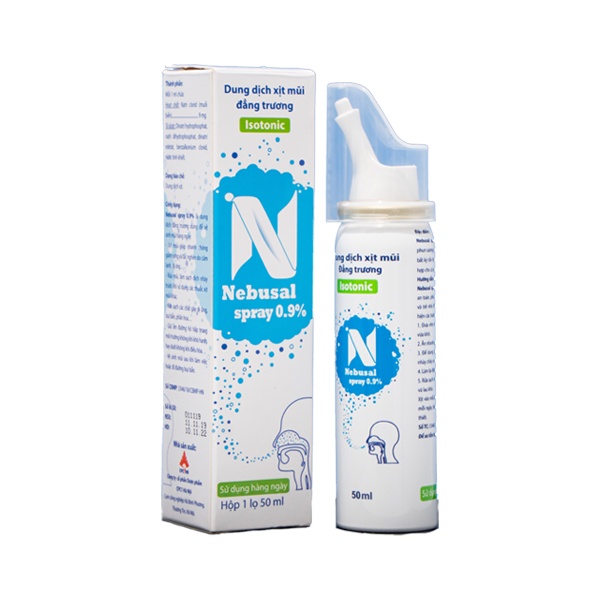 Dung Dịch Xịt Mũi Đẳng Trương Nebusal Spray 0.9%