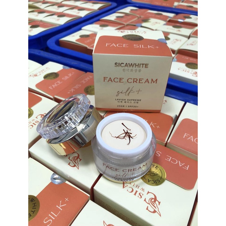 Kem Face Silk, Kem Face Lụa Sica White Dưỡng Trắng Da Đa Chức Năng