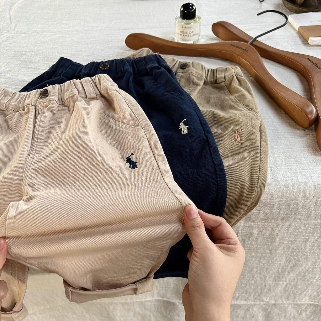 🌳QUẦN DÀI 𝐊𝐀𝐊𝐈 𝐁𝐀𝐒𝐈𝐂 DỄ PHỐI ĐỒ CHO BÉ