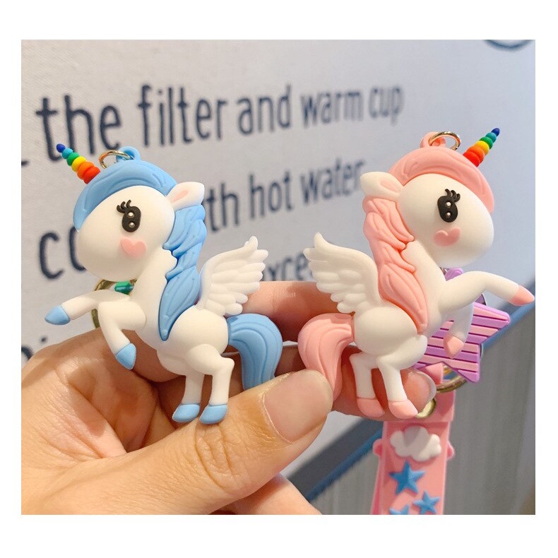 Móc Khoá Hình Kì Lân Trăng Sao Đáng Yêu