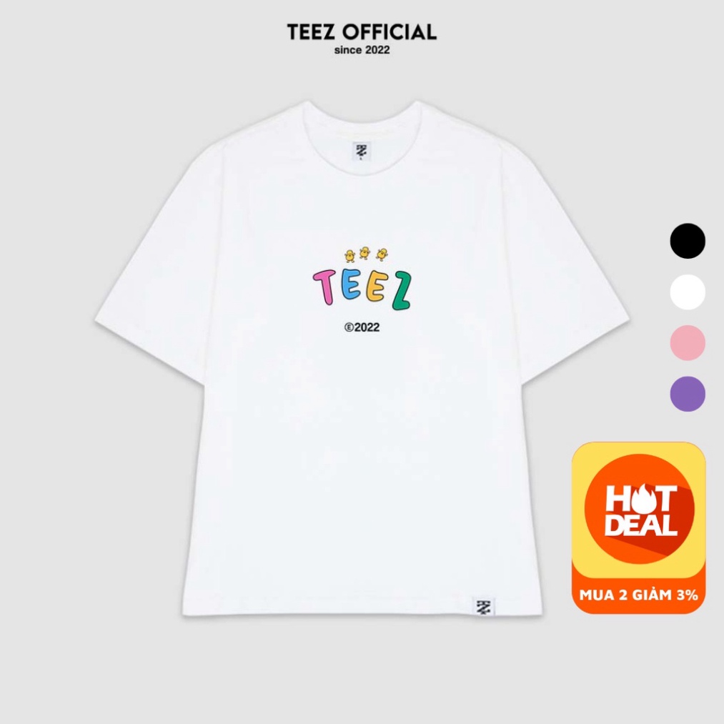 Áo Thun Unisex Nam Nữ TEEZ - TZ1052 Form Rộng Tay Lỡ Freesize - Hàng mới về