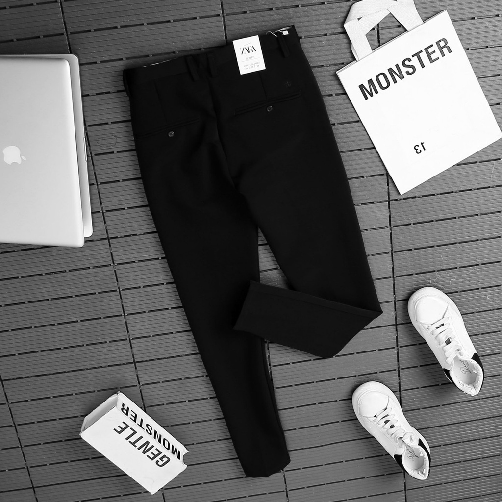 Quần Tây Nam Công Sở, Quần Âu Nam Hàn Quốc Vải Chéo Cao Cấp Co Dãn, Chống Nhăn Xù. Phong cách thời trang nam