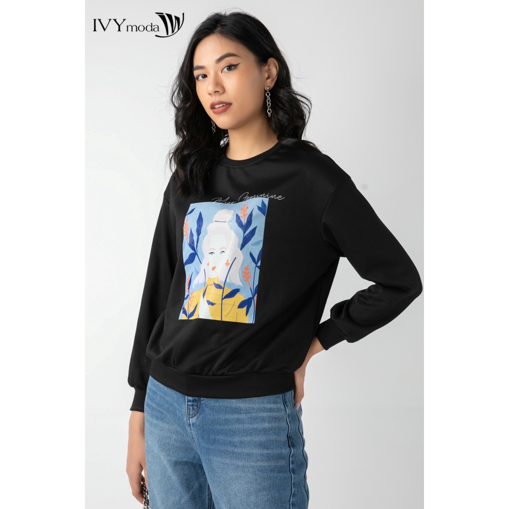Áo thun nữ Sweater Miss Ambition IVY moda MS 58B8555