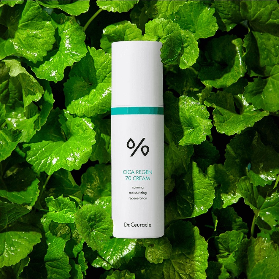 Kem Dưỡng Thuần Chay Chiết Xuất Rau Má Phục Hồi Cica Regen Cream Dr.Ceuracle 70ml