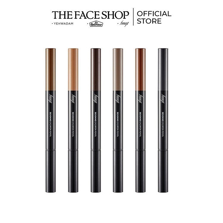 Combo 2 Chì Chân Mày THE FACE SHOP Designing Eyebrow Pencil 0.3G (màu 02)