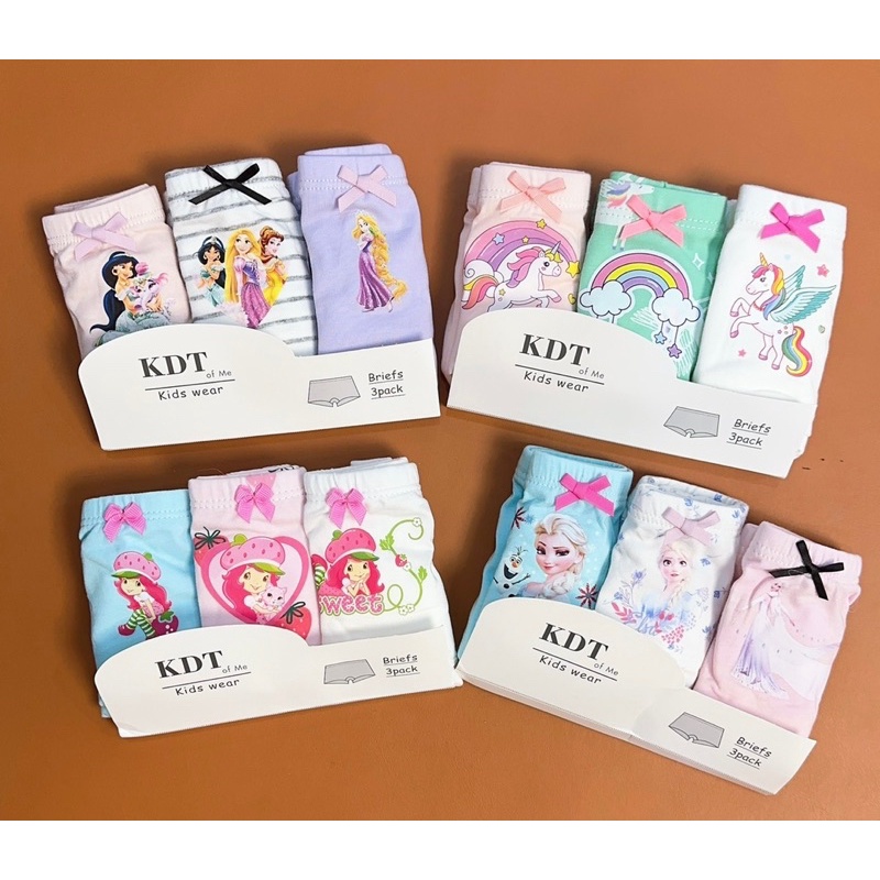 SET 3 QUẦN CHIP ĐÙI CHO BÉ GÁI KTD