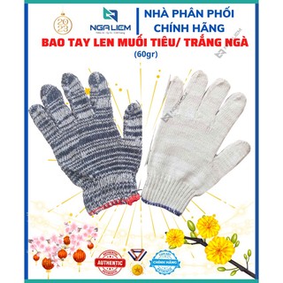 Bao tay len muối tiêu/ trắng ngà