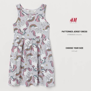 Đầm cotton bé gái Hm auth vợt sale