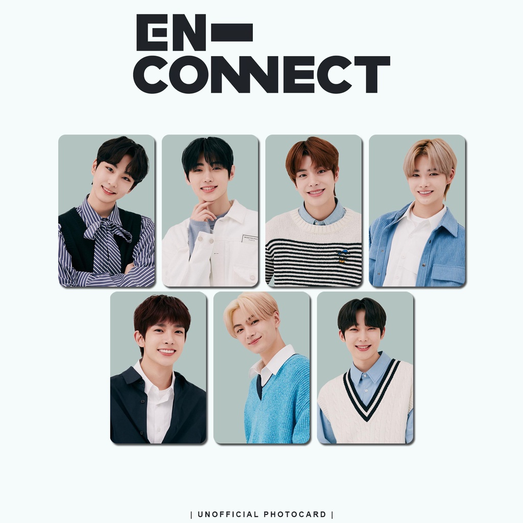 SET 7 CARD ENHYPEN EN CONNECT