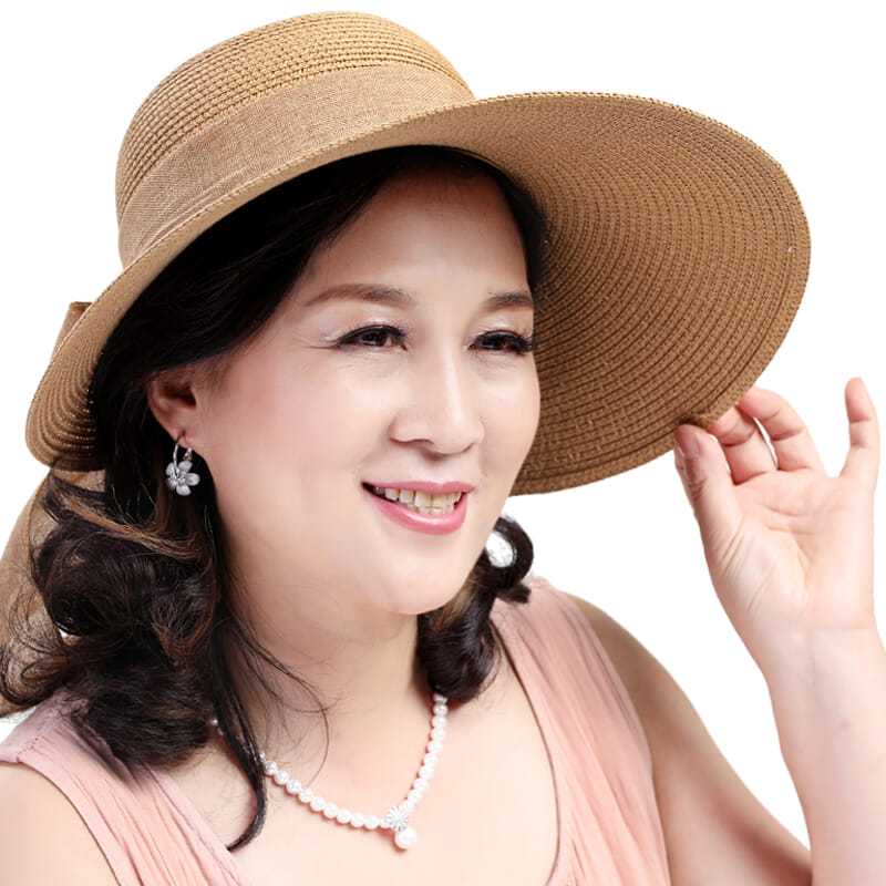 Mũ Chống Nắng Mùa Hè Cho Phụ Nữ Trung Niên Và Người Lớn Tuổi#Mũ Cói Đi Biển Thoáng Khí 39; s Dành Cho Người Lớn Tuổi