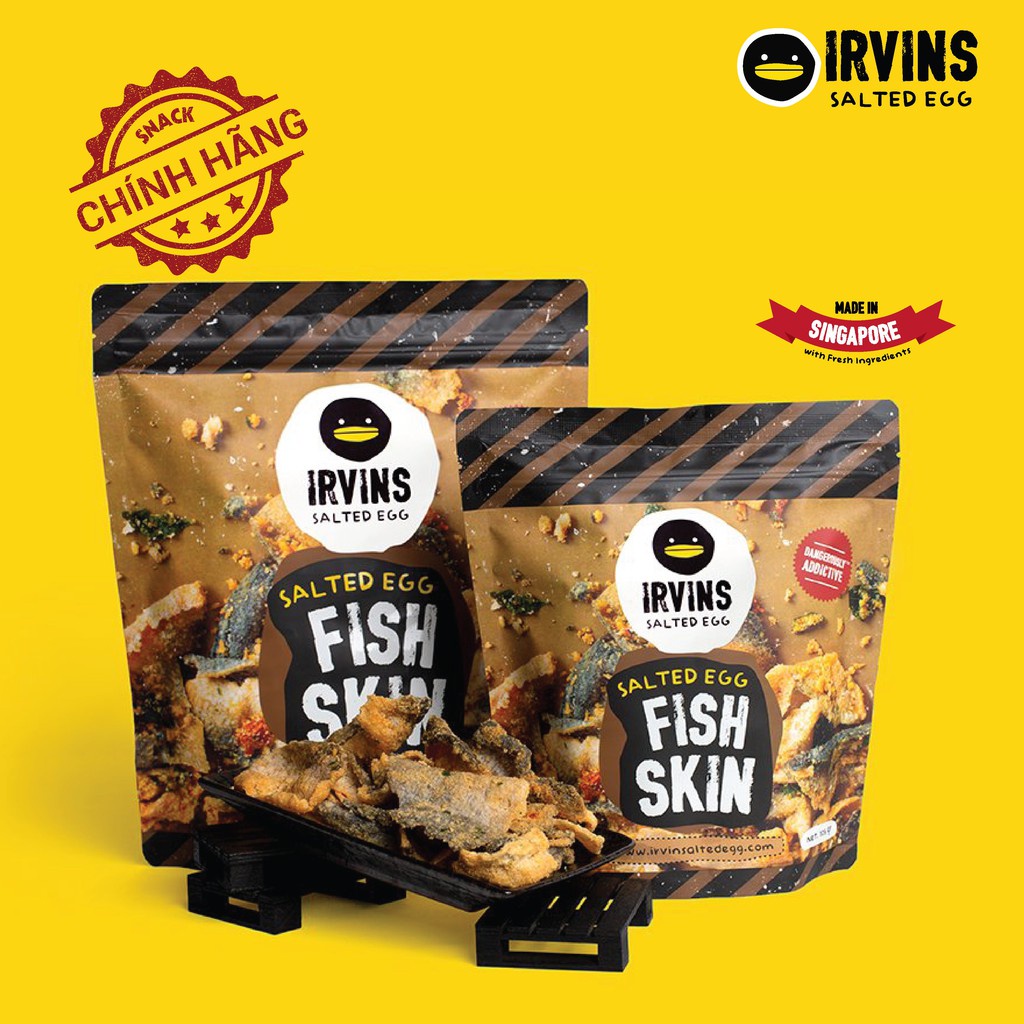 Da cá Trứng Muối IRVINS - Fish Skin