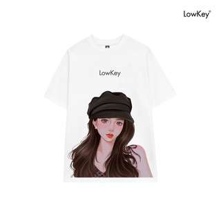 Áo Hình Cô Gái Lowkey 03 phong cách trẻ trung năng động, thun Unisex phù hợp cả Nam và Nữ mặc form siêu đẹp
