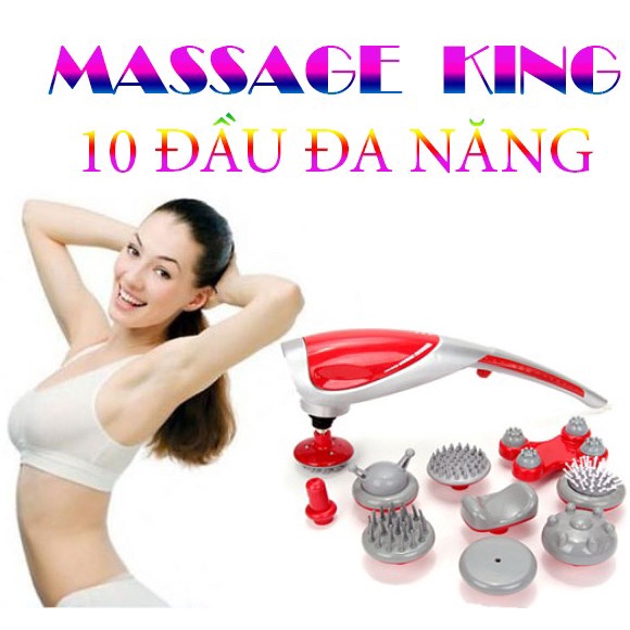 MÁY MASSAGE KING 10 ĐẦU ĐA NĂNG - NÂNG CAO SỨC KHOẺ