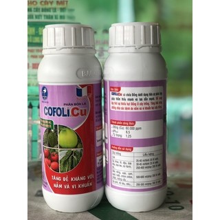 Phân bón lá cofoli cu chai 450ml | baconco