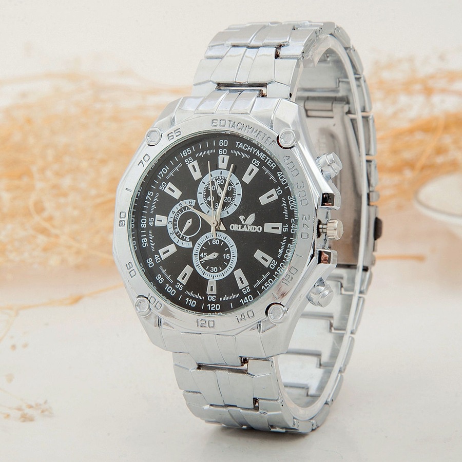 Đồng hồ thời trang nam OLANDO 6 Kim , THỜI TRANG , LỊCH LÃM , BẢO HÀNH 12 THÁNG