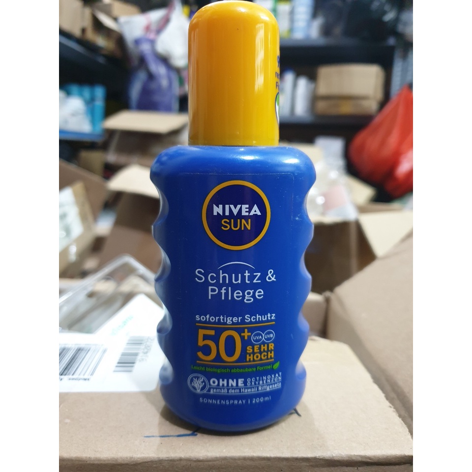 Kem chống nắng dạng xịt Nivea Sun Pray SPF 50+