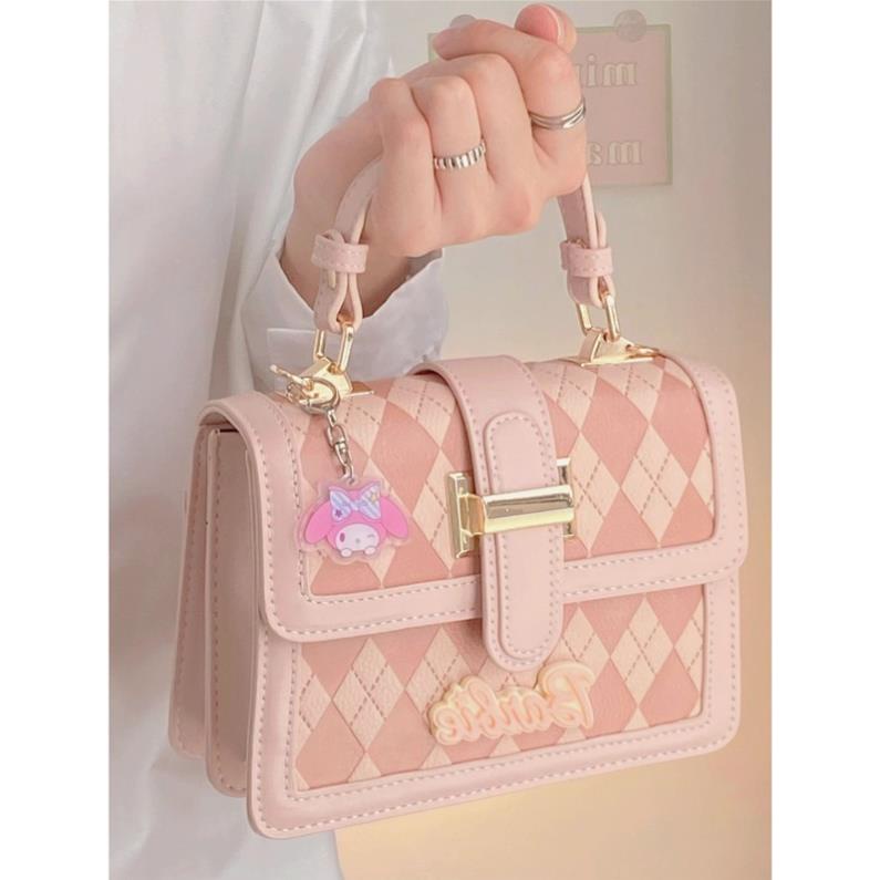 Túi đeo chéo túi xách nữ Đeo Vai Hình Vuông Màu Hồng Dành Cho Nữ Màu hồng  kiểu dáng thời trang 2023