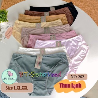 Combo 5 quần lót nữ sisterhood 262 vải thun lạnh mềm mát, co giãn 4 chiều, có size xxl