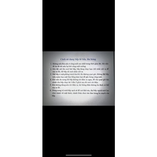 Thanh lý bếp từ Midea phím bấm còn mới mặt kính bị nứt như hình