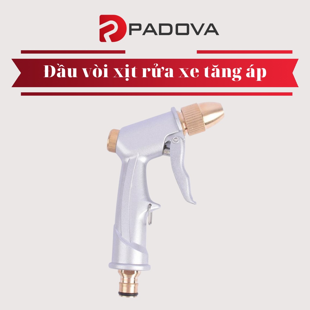 Đầu Vòi Xịt Rửa Xe Tăng Áp, Có Thể Điều Chỉnh Mức Nước, Tiết Kiệm Nước PADOVA 6925