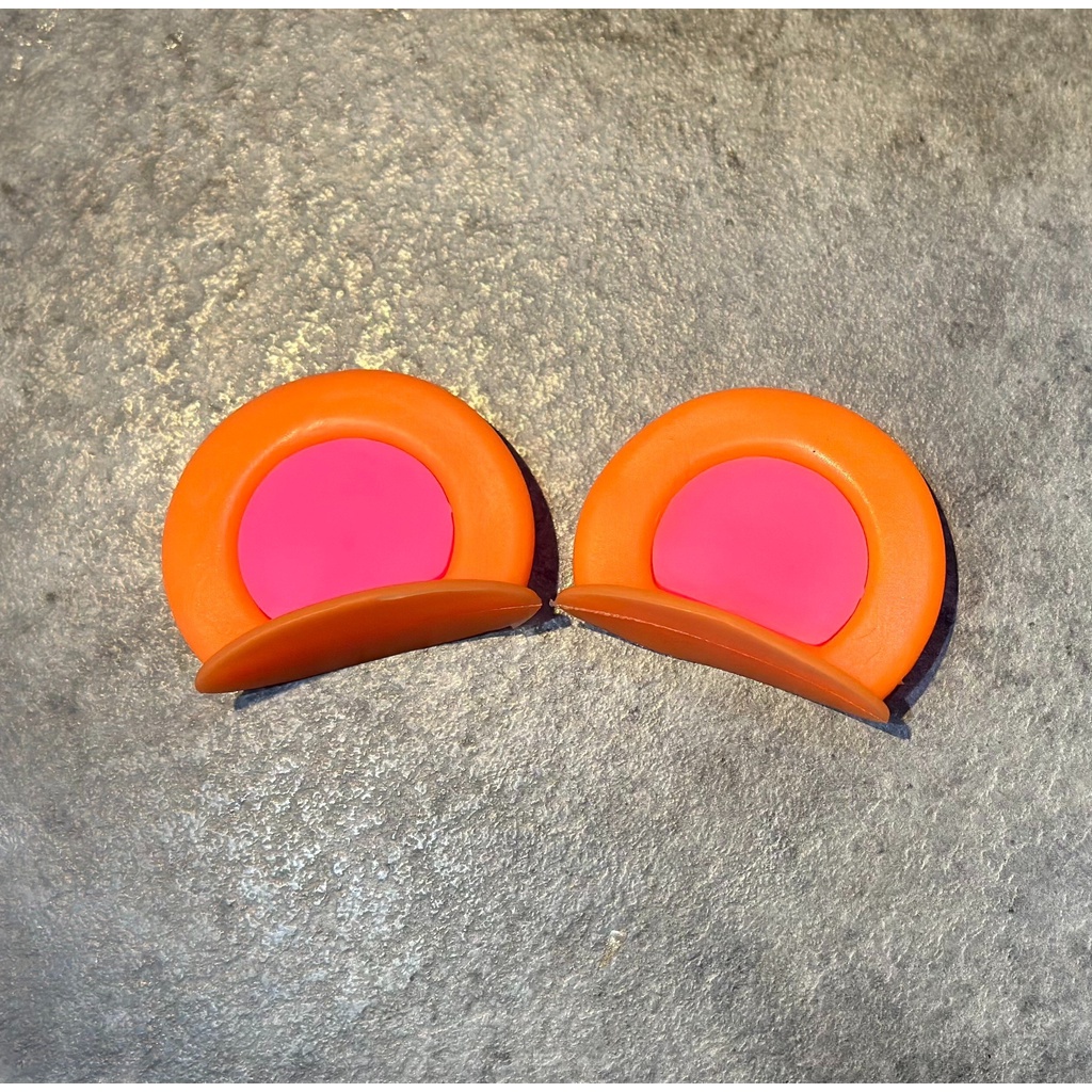 Tai Gấu Cao Su POC Gắn Trang Trí Nón Bảo Hiểm Kèm Keo Dán Silicon