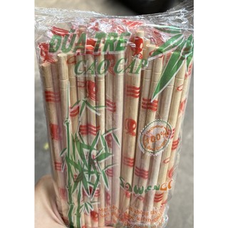 100 đôi đũa tre * dùng 1 lần không tẩy trắng 18-20cm