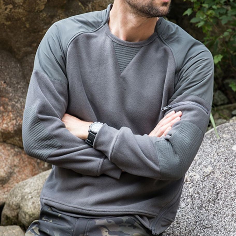 Áo Khoác Chui Đầu Vải Lông Cừu Giữ Ấm Mùa Thu Đông Hàng Mới Dành Cho Nam