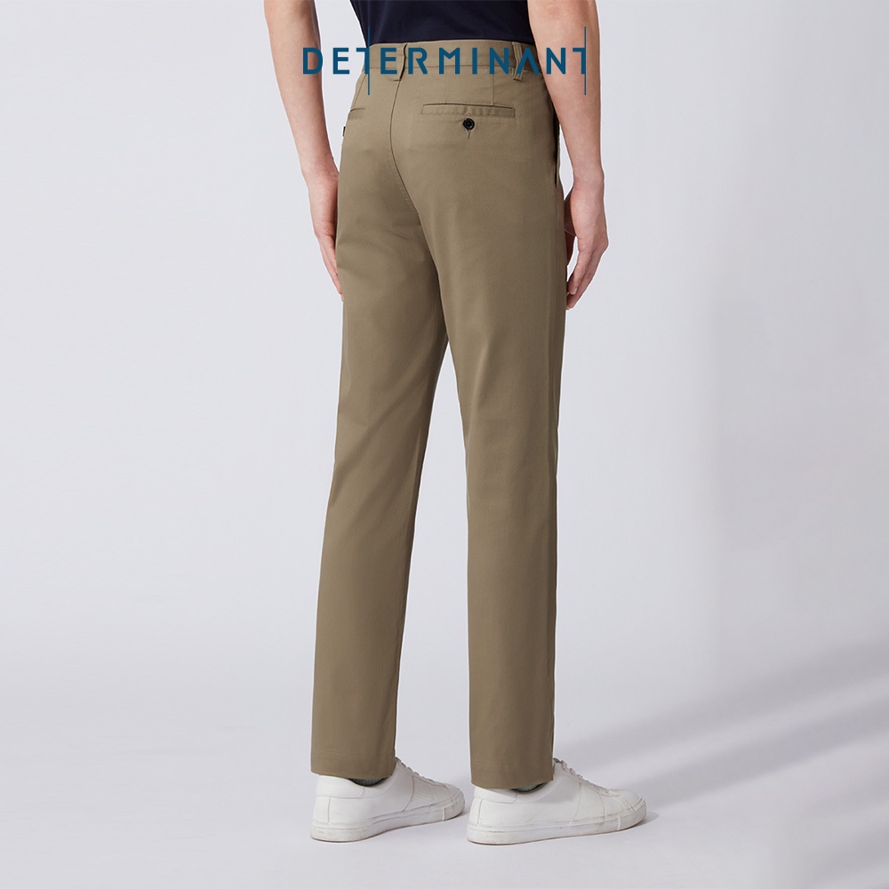 Quần nam kaki năng động ống chất Twill Cotton bền màu chống sờn vải thương hiệu Determinant - màu Khaki 5085KM [DETSP01]